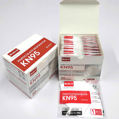 Складывая частичный респиратор KN95 для уровня предохранения от Covid