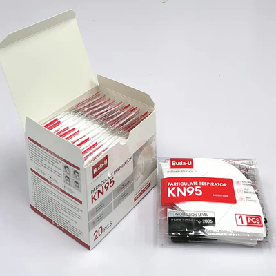 Пакет 20Pcs тарифа фильтрации 95% лицевого щитка гермошлема респиратора Earloop KN95 высокий индивидуальный