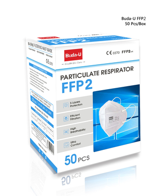 Респиратор лицевого щитка гермошлема FFP2 частичный, FFP2 фильтруя половинную маску, ПК 1 пакует или 10 ПК пакуют 50 ПК /Box