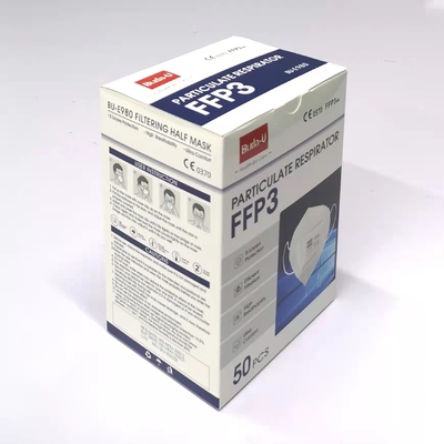 BU-E980 FFP3 фильтруя половинную эффективность фильтрации En 149 50pcs/Box 99% маски минимальную