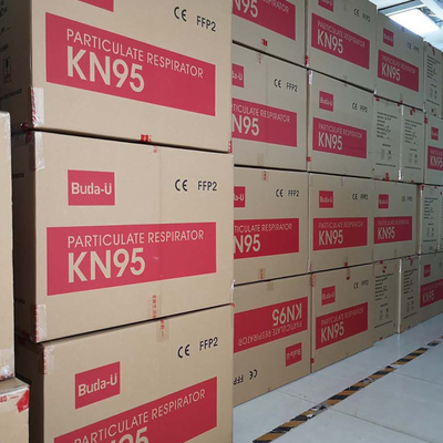 Респиратор KN95 одобренный EUA маскирует GB2626-2019 стандарт белое 40pcs