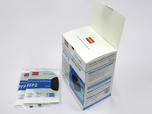 Анти- маска фильтрации черноты FFP2 капельки с тканью Meltblown высокой эффективности